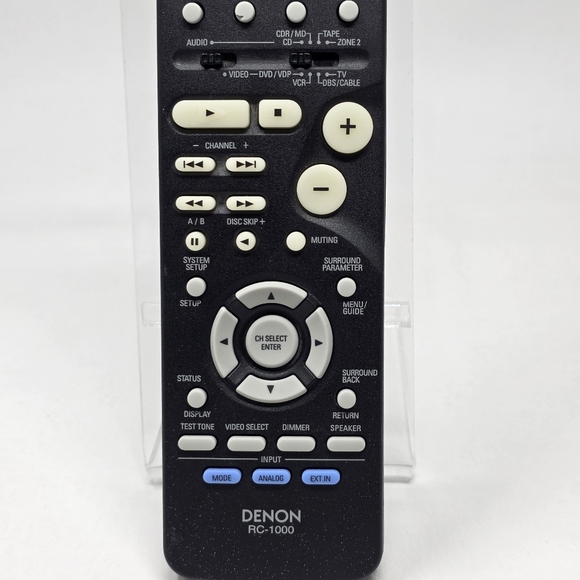 Genuine OEM Denon RC-1000 Remote Control Tested Pre-owned Good Condition - Picture 3 of 8